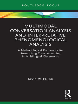 cover image of Multimodal Conversation Analysis and Interpretative Phenomenological Analysis